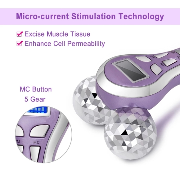 electric impulse facial massager - Picture 3 of 7